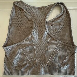 Alo Beige Sleeveless crop Top